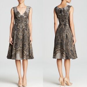 Tracy Reese Flared Frock Fit & Flare Midi Dress